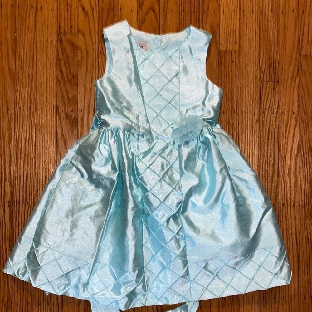 MARMELLETTA size 8 girls mint green dress